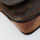 LOUIS VUITTON Monogram Cartouchiere MM Shoulder Bag M51253 LV Auth 158644-11