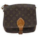 LOUIS VUITTON Monogram Cartouchiere MM Shoulder Bag M51253 LV Auth 158644-2