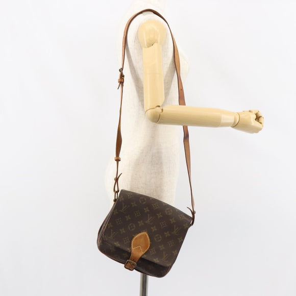 LOUIS VUITTON Monogram Cartouchiere MM Shoulder Bag M51253 LV Auth 158644