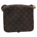 LOUIS VUITTON Monogram Cartouchiere MM Shoulder Bag M51253 LV Auth 158644-3