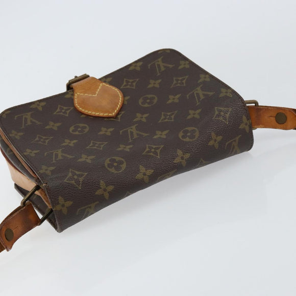 LOUIS VUITTON Monogram Cartouchiere MM Shoulder Bag M51253 LV Auth 158644
