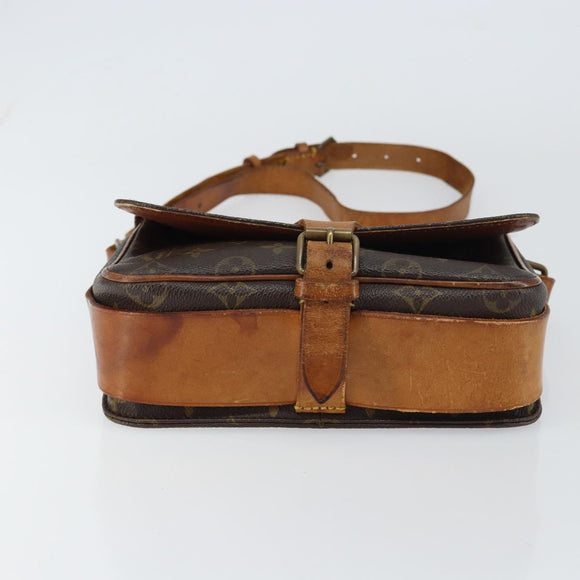 LOUIS VUITTON Monogram Cartouchiere MM Shoulder Bag M51253 LV Auth 158644