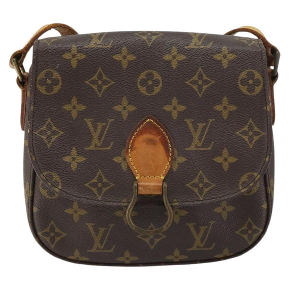 LOUIS VUITTON Monogram Saint Cloud MM Shoulder Bag M51243 LV Auth 158645