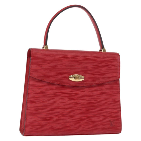 LOUIS VUITTON Epi Malesherbes Hand Bag Red M52377 LV Auth 158649