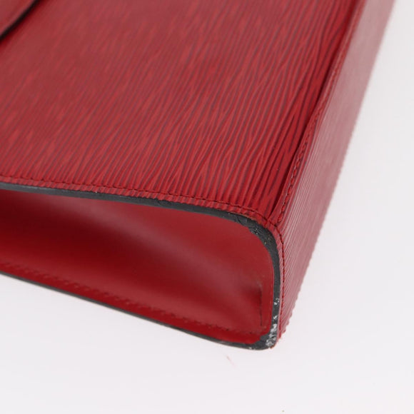 LOUIS VUITTON Epi Malesherbes Hand Bag Red M52377 LV Auth 158649