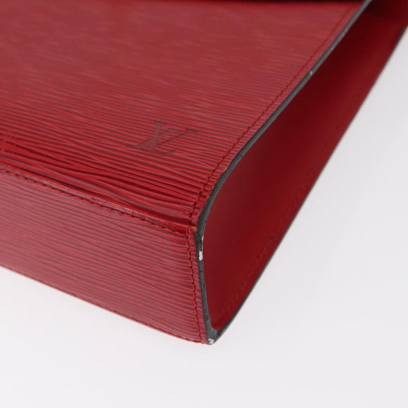 LOUIS VUITTON Epi Malesherbes Hand Bag Red M52377 LV Auth 158649