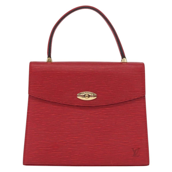LOUIS VUITTON Epi Malesherbes Hand Bag Red M52377 LV Auth 158649