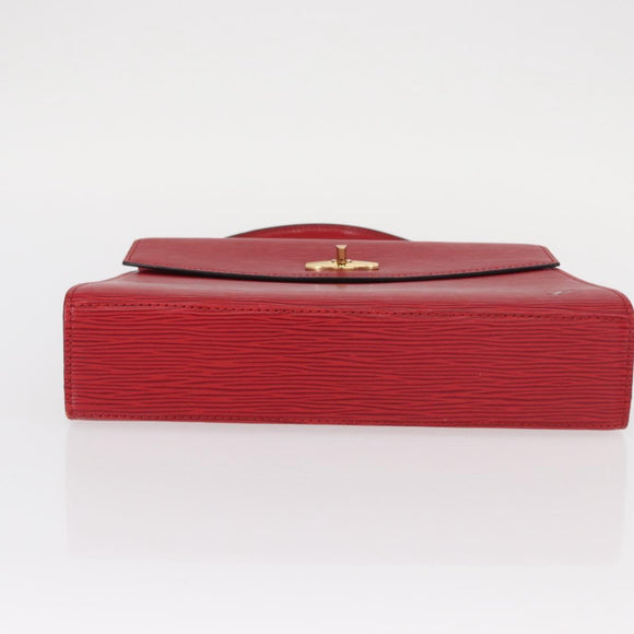 LOUIS VUITTON Epi Malesherbes Hand Bag Red M52377 LV Auth 158649