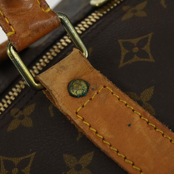 LOUIS VUITTON Monogram Keepall 60 Boston Bag M41422 LV Auth 158652