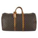 LOUIS VUITTON Monogram Keepall 60 Boston Bag M41422 LV Auth 158652-13