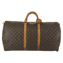 LOUIS VUITTON Monogram Keepall 60 Boston Bag M41422 LV Auth 158652-2