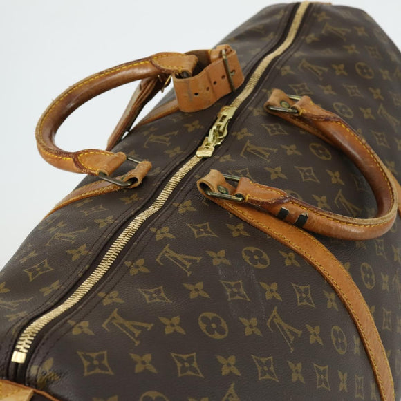 LOUIS VUITTON Monogram Keepall 60 Boston Bag M41422 LV Auth 158652