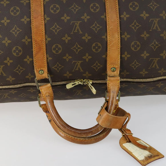 LOUIS VUITTON Monogram Keepall 60 Boston Bag M41422 LV Auth 158652