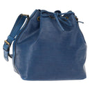 LOUIS VUITTON Epi Petit Noe Shoulder Bag Blue M44105 LV Auth 158656-1