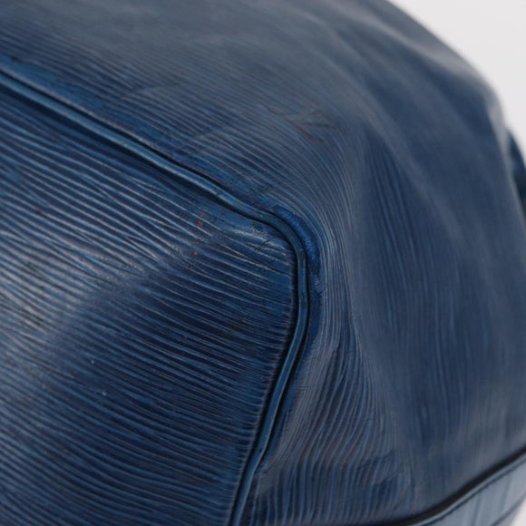 LOUIS VUITTON Epi Petit Noe Shoulder Bag Blue M44105 LV Auth 158656