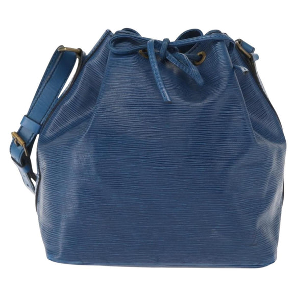 LOUIS VUITTON Epi Petit Noe Shoulder Bag Blue M44105 LV Auth 158656