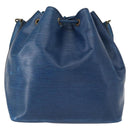 LOUIS VUITTON Epi Petit Noe Shoulder Bag Blue M44105 LV Auth 158656-2