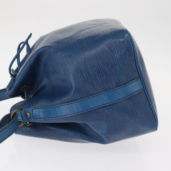LOUIS VUITTON Epi Petit Noe Shoulder Bag Blue M44105 LV Auth 158656
