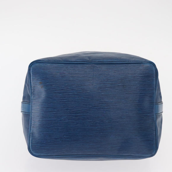 LOUIS VUITTON Epi Petit Noe Shoulder Bag Blue M44105 LV Auth 158656