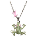 LOUIS VUITTON Collier LV Crazy Animals Necklace metal Green MP3390 Auth 158659M-1