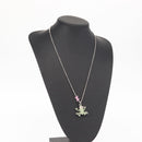 LOUIS VUITTON Collier LV Crazy Animals Necklace metal Green MP3390 Auth 158659M-21