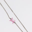 LOUIS VUITTON Collier LV Crazy Animals Necklace metal Green MP3390 Auth 158659M-5