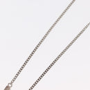 LOUIS VUITTON Pendant Monogram Chain Necklace metal Blue M01507 LV Auth 158660M-16