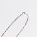 LOUIS VUITTON Pendant Monogram Chain Necklace metal Blue M01507 LV Auth 158660M-18