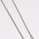 LOUIS VUITTON Pendant Monogram Chain Necklace metal Blue M01507 LV Auth 158660M-6