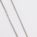 LOUIS VUITTON Pendant Monogram Chain Necklace metal Blue M01507 LV Auth 158660M-7