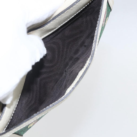 GUCCI GG Marmont Sherry Line Yuko Higuchi Wallet PVC Green 523153 Auth 158662SAM