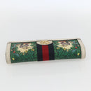GUCCI GG Marmont Sherry Line Yuko Higuchi Wallet PVC Green 523153 Auth 158662SAM-7