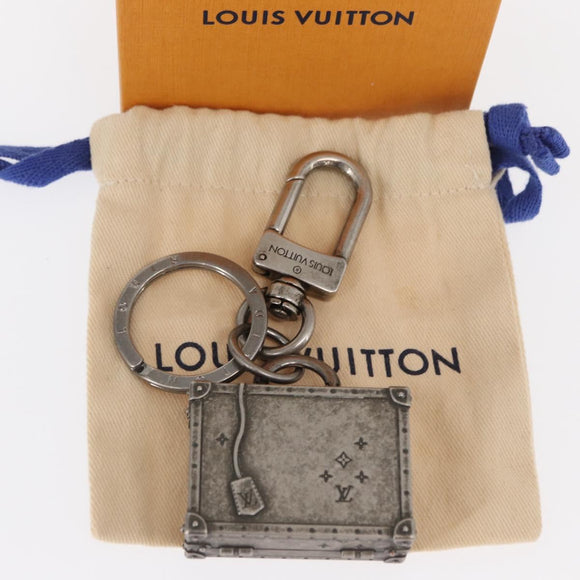 LOUIS VUITTON The President Charm metal Silver M67366 LV Auth 158668SM