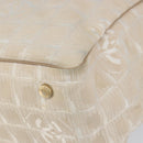 CHANEL New Travel Line Tote Bag Beige Gold CC Auth 158686-9