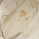 CHANEL New Travel Line Tote Bag Beige Gold CC Auth 158686-10