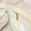 CHANEL New Travel Line Tote Bag Beige Gold CC Auth 158686-20