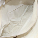 CHANEL New Travel Line Tote Bag Beige Gold CC Auth 158686-21