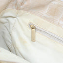 CHANEL New Travel Line Tote Bag Beige Gold CC Auth 158686-22
