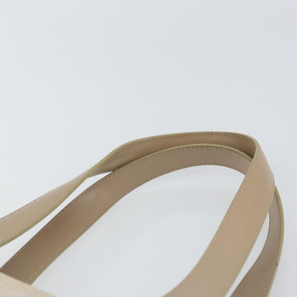 CHANEL New Travel Line Tote Bag Beige Gold CC Auth 158686