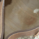GUCCI GG Supreme Web Sherry Line Boston Bag PVC Beige Gold Auth 158687-10