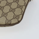 GUCCI GG Supreme Web Sherry Line Bag PVC Beige Gold 904 02 047 Auth 158689-13