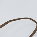 GUCCI GG Supreme Web Sherry Line Bag PVC Beige Gold 904 02 047 Auth 158689-9
