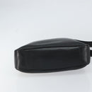 GUCCI Bamboo Shoulder Bag Leather 2way Black Gold 001 3444 1638 Auth 158690-10