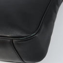 GUCCI Bamboo Shoulder Bag Leather 2way Black Gold 001 3444 1638 Auth 158690-11