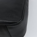GUCCI Bamboo Shoulder Bag Leather 2way Black Gold 001 3444 1638 Auth 158690-13