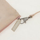 BVLGARI Logo Mania Tote Bag Canvas Leather Beige Silver Auth 158698-21