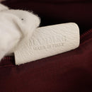 BVLGARI Logo Mania Tote Bag Canvas Leather Beige Silver Auth 158698-12