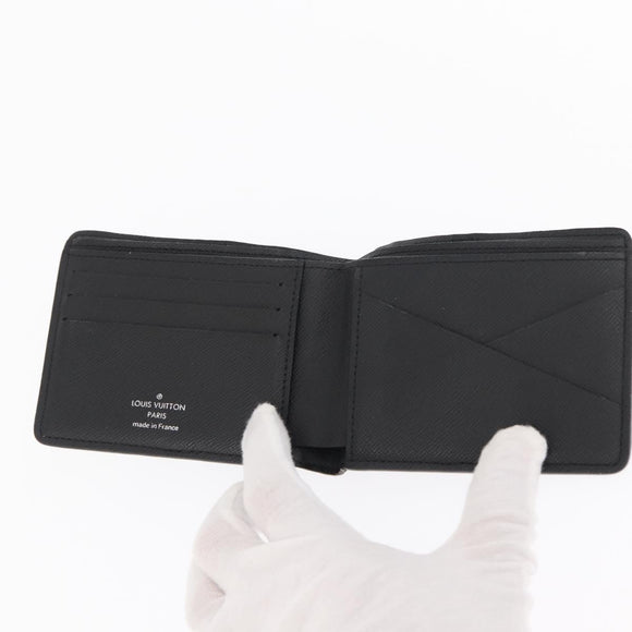 LOUIS VUITTON Monogram Eclipse Split Portefeuille Multipull Wallet M63025 158699