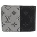 LOUIS VUITTON Monogram Eclipse Split Portefeuille Multipull Wallet M63025 158699-13