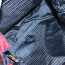 PRADA Tote Bag Nylon 2way Red Navy gold Auth 158700-22